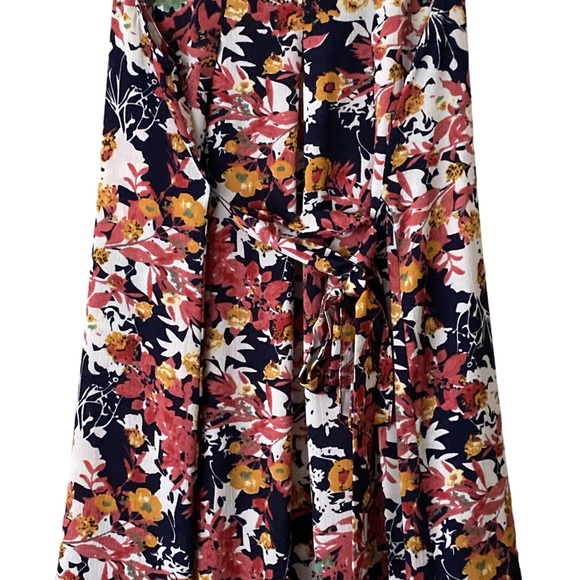 Umgee USA Floral Keyhole Mini Sleeveless Tunic Dress Size Large - Picture 9 of 9